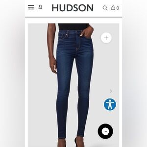 Hudson Barbara High Rise Skinny Jeans size 26